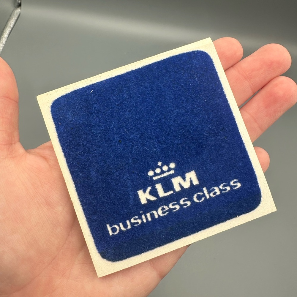 VTG KLM Business Class Airlines Dutch Tile Coaster 3”x3” 1982 - Picture 2 of 13